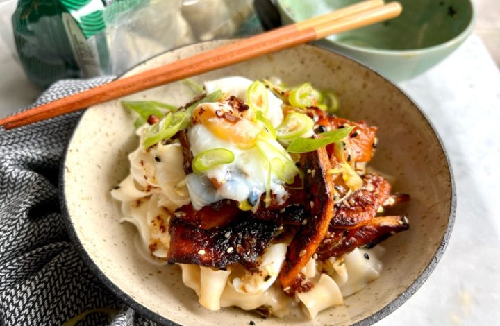 Nudlar med pumpa i ponzu